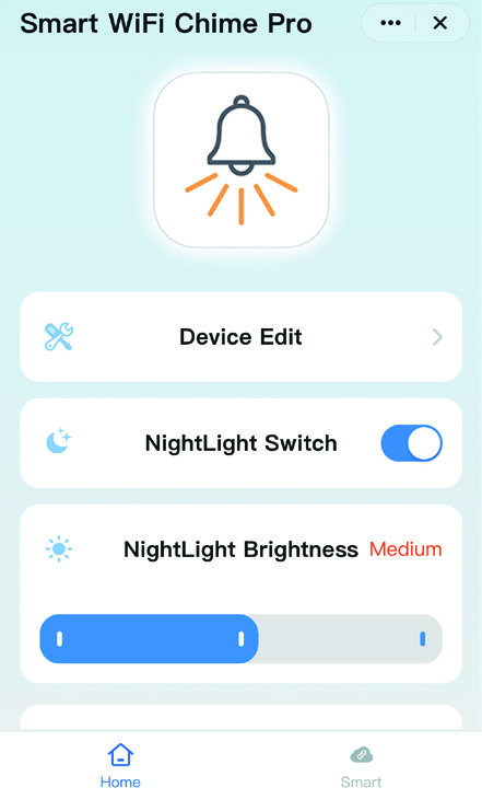 SmartLife device page